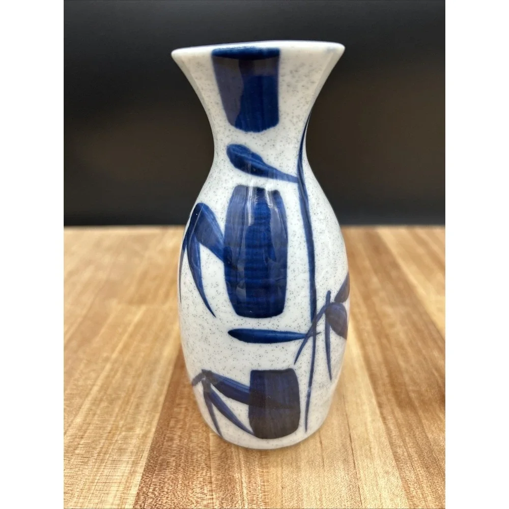 Vintage Japanese Tokkuri Sake Bottle Bud Vase 5